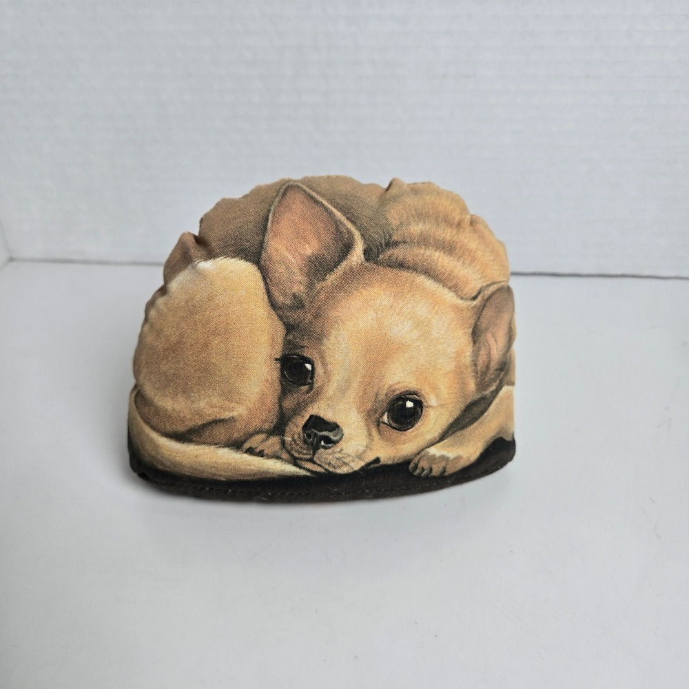 Chihuahua Pupper weight door stopper bean bag Fiddlers elbow Leslie Anderson